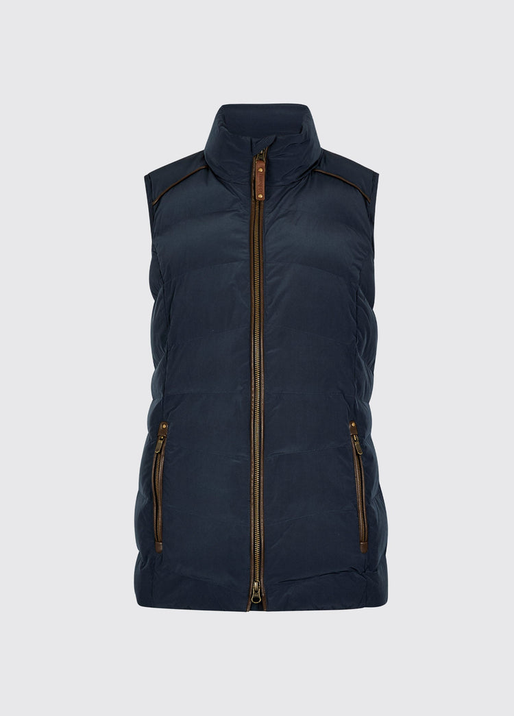 Kilcarey Women’s quilted gilet - Navy