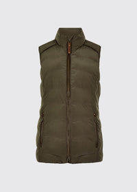 Kilcarey Women’s quilted gilet - Olive