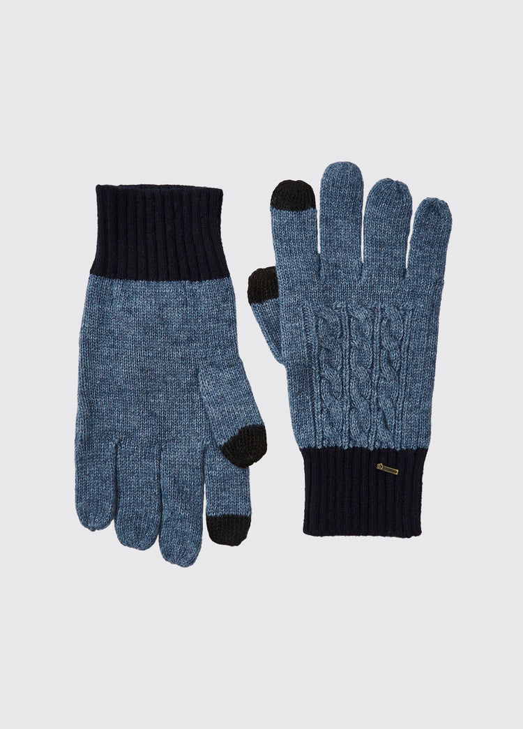 Ballyhide­­ Knitted Gloves - Navy