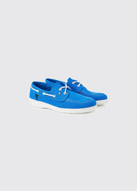 Biarritz Canvas Deck Shoe - Blue Mist