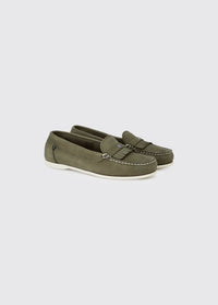 Florence Deck Shoe - Pesto