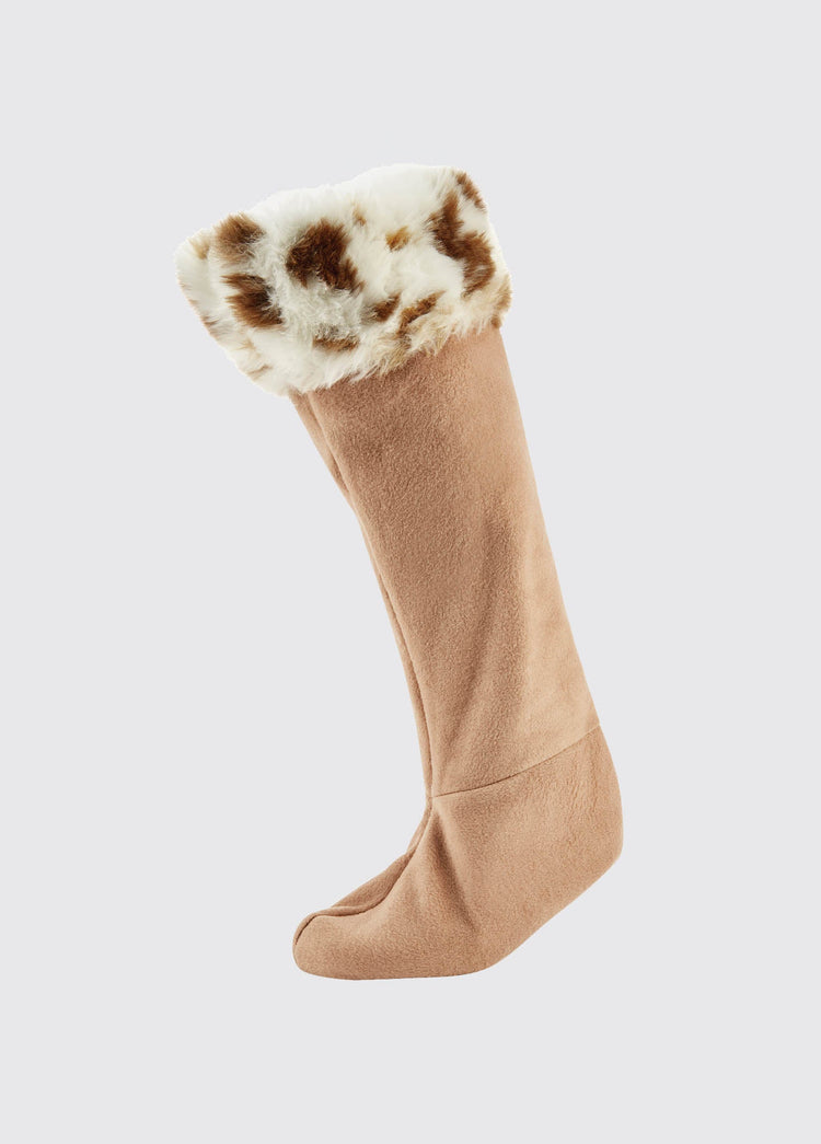 Faux Ladies Fur Boot Liners - Lynx