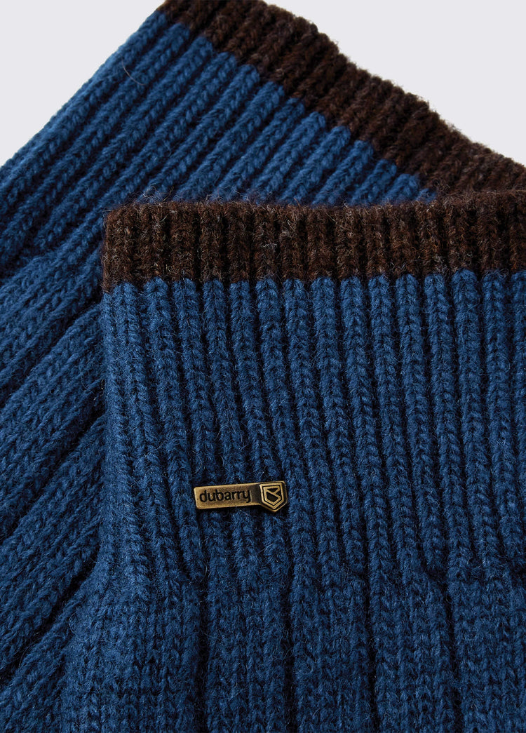 Marsh Ladies Knitted Gloves - Peacock Blue