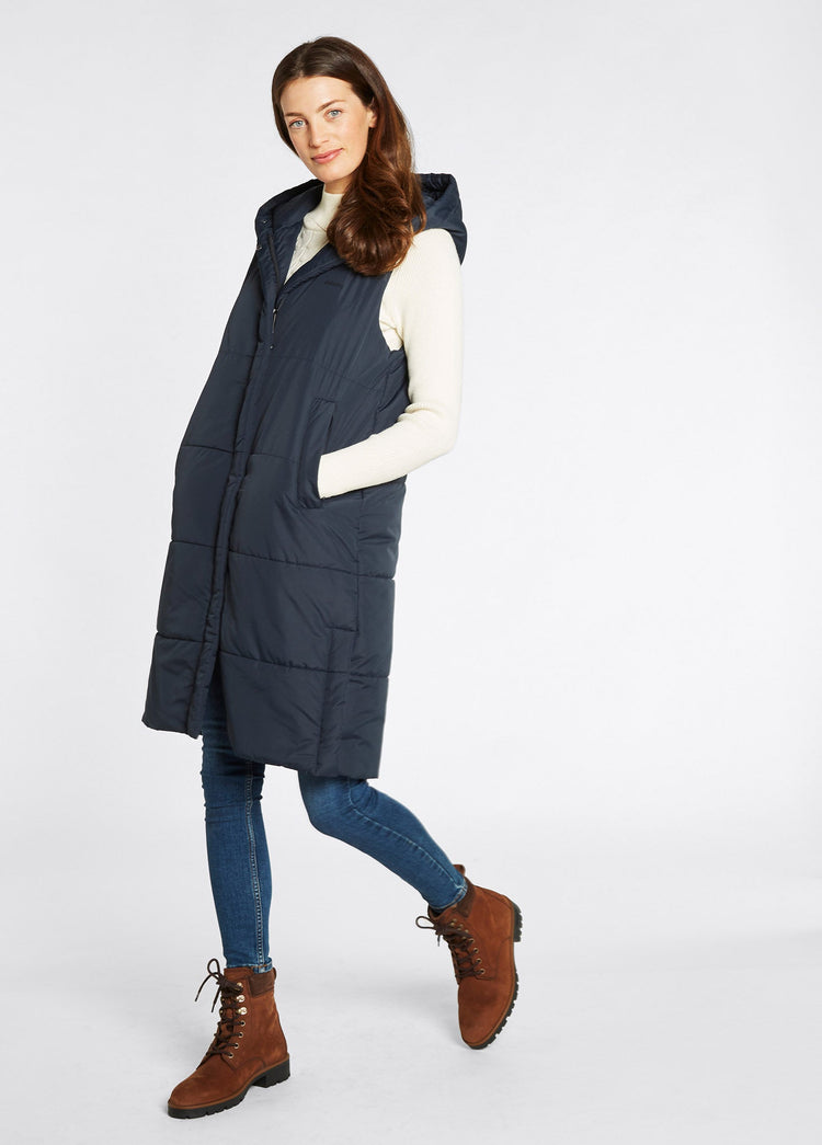 Ryan Women’s Hooded Gilet - Navy