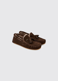 Rosslare Moccasin Slipper - Cigar