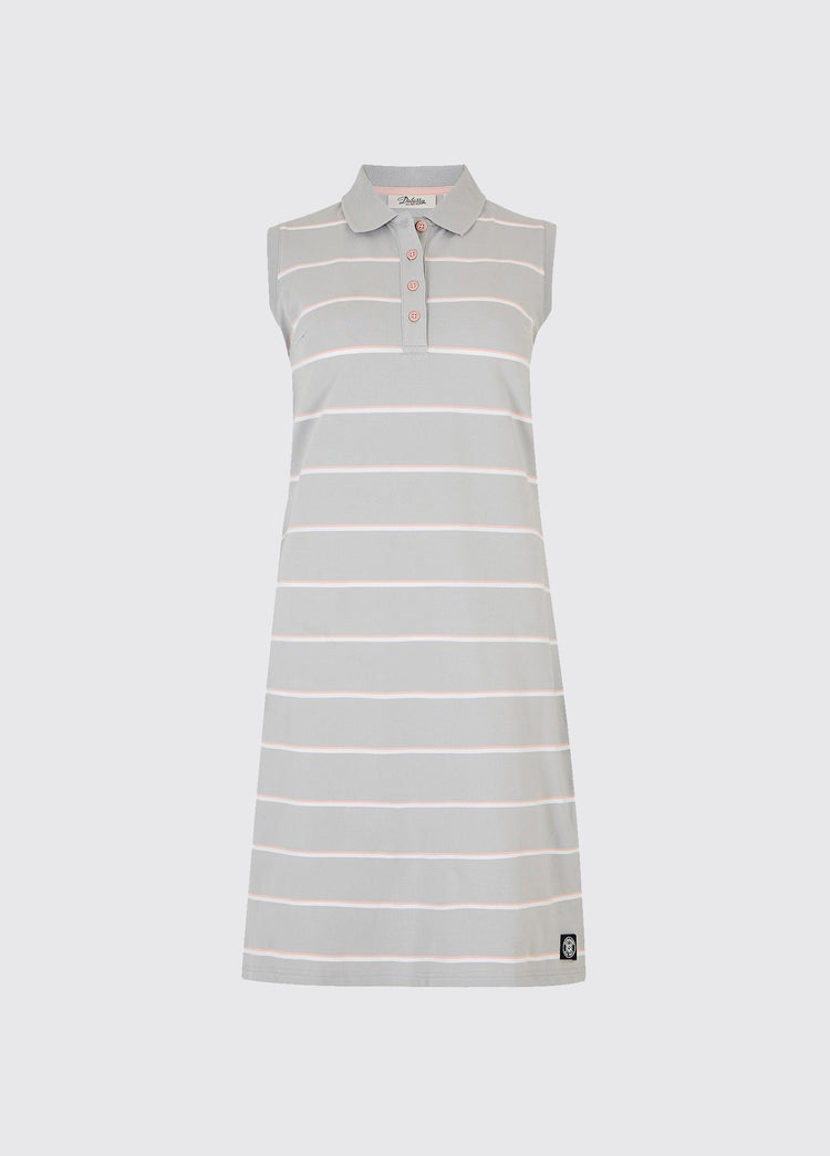 Pebbles Polo Dress - Platinum