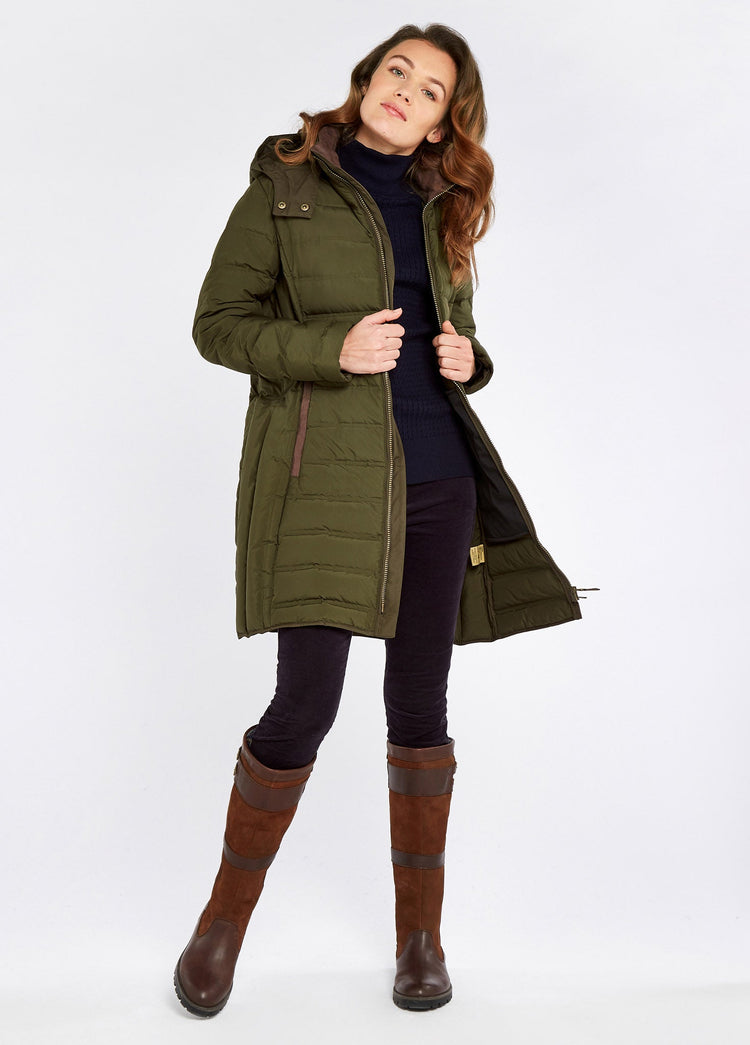 Ballybrophy Quilted Jacket - Olive