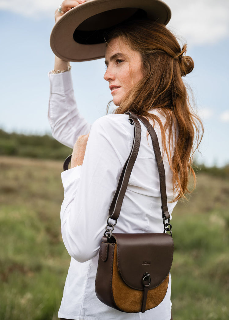 Crossgar Ladies Saddle Bag - Camel