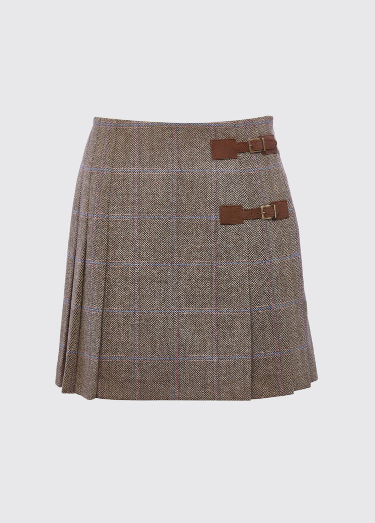 Blossom Tweed Skirt - Woodrose