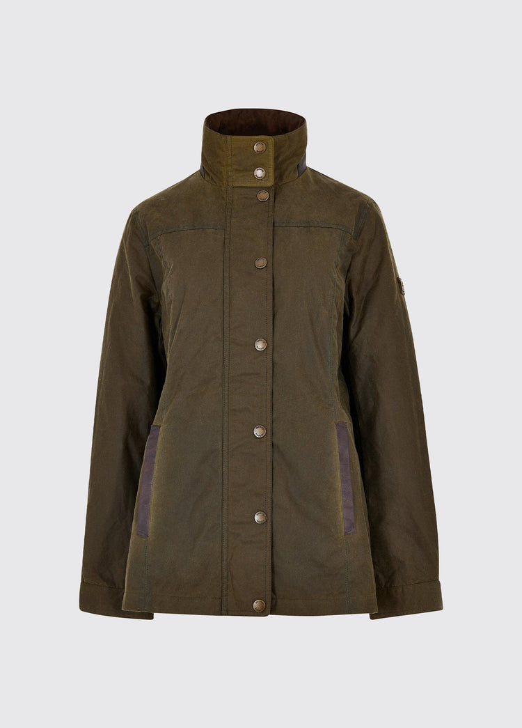 Mounthrath Ladies Wax Cotton Jacket - Fennel