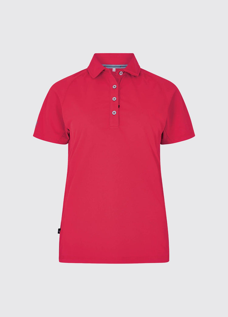 Riviera Women's Technical Polo - Red