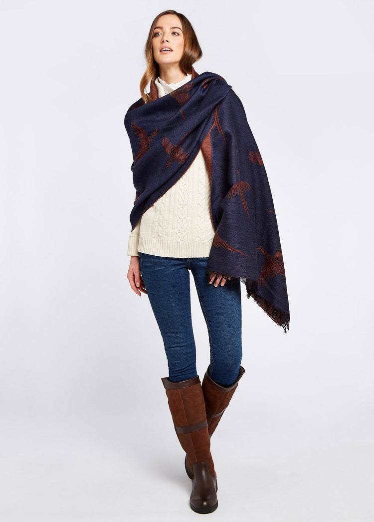 Birchdale Wool Stole - Midnight