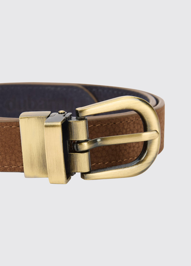Larchville Men’s leather belt - Walnut