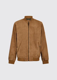 Marblehill Men’s goat suede jacket - Tan