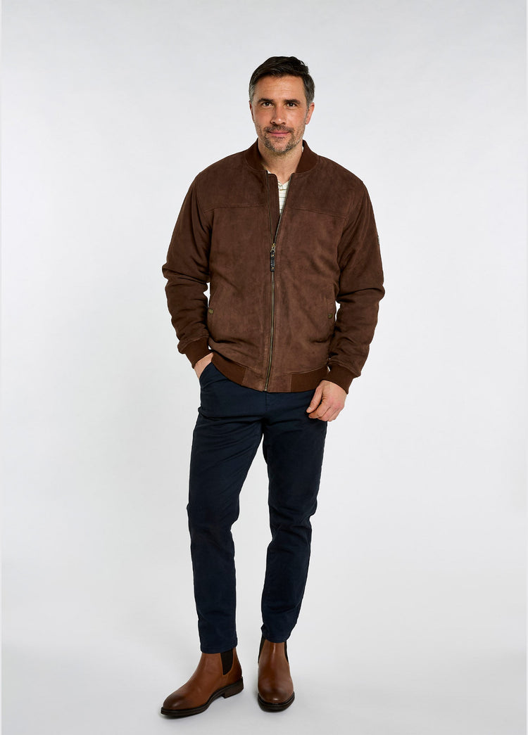 Marblehill Men's Suede Jacket - Walnut