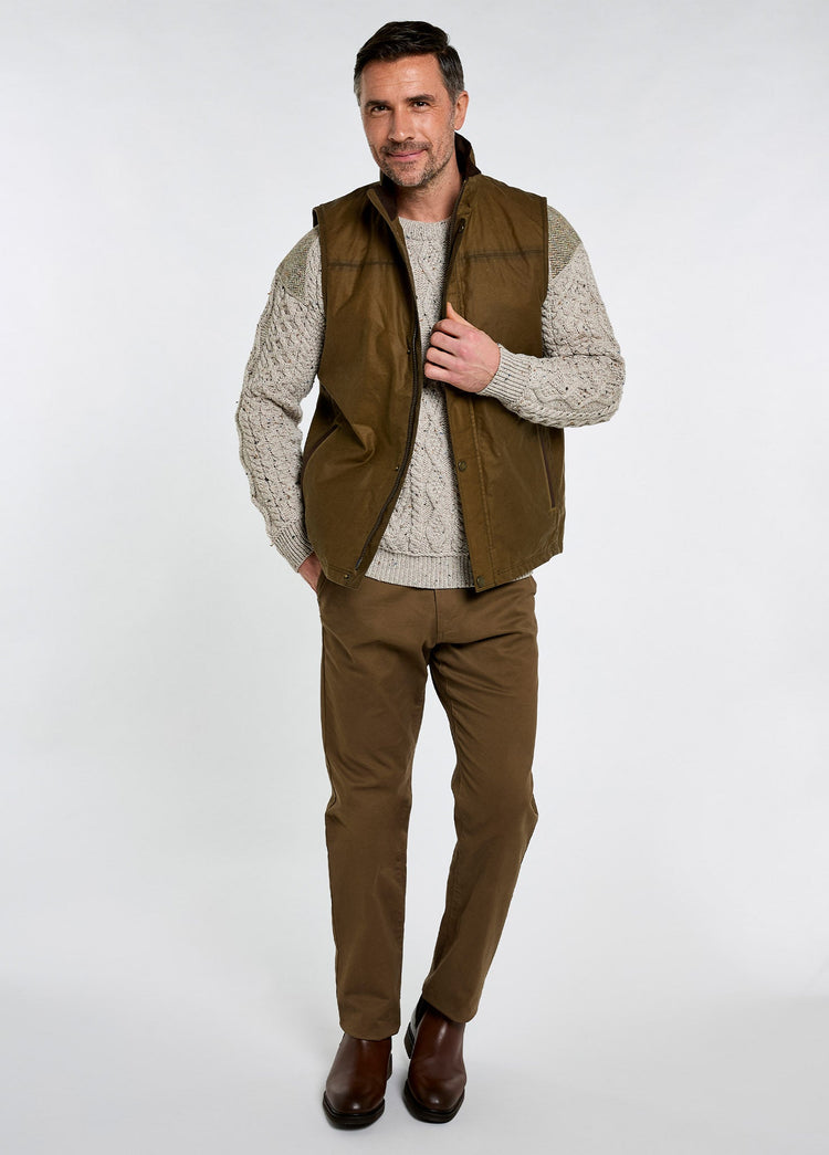 Mayfly Wax Gilet - Beech