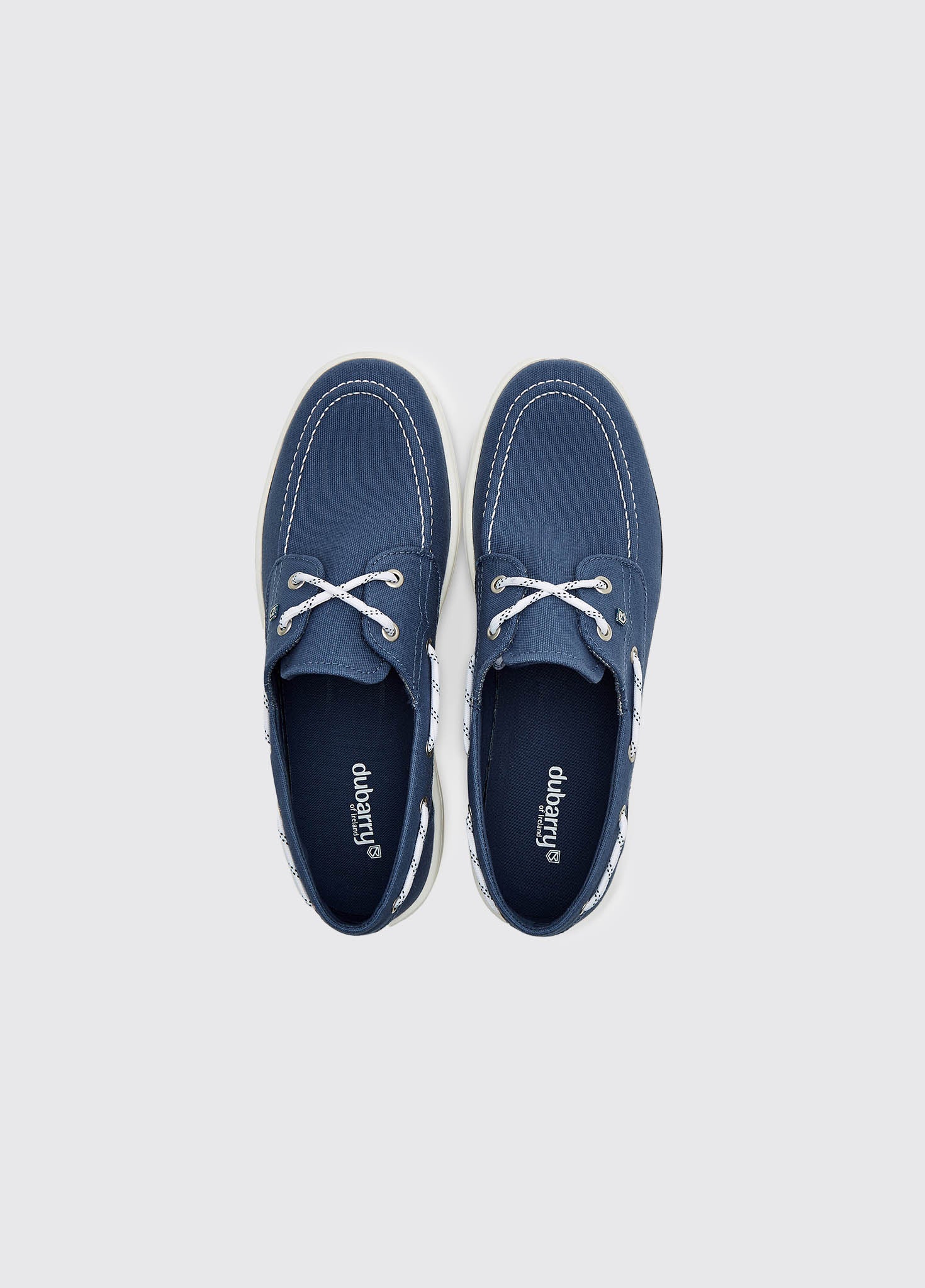 Mens blue canvas deck shoes online