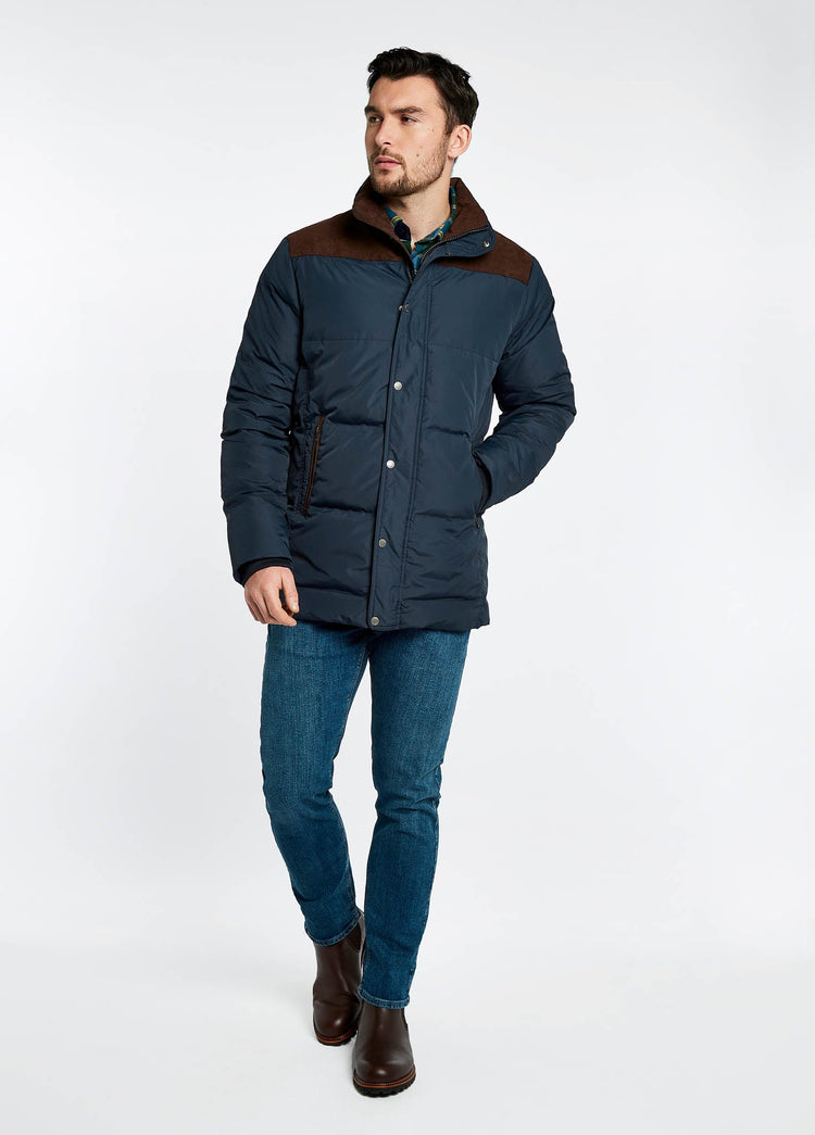 Talbot Down Filled Jacket - Navy