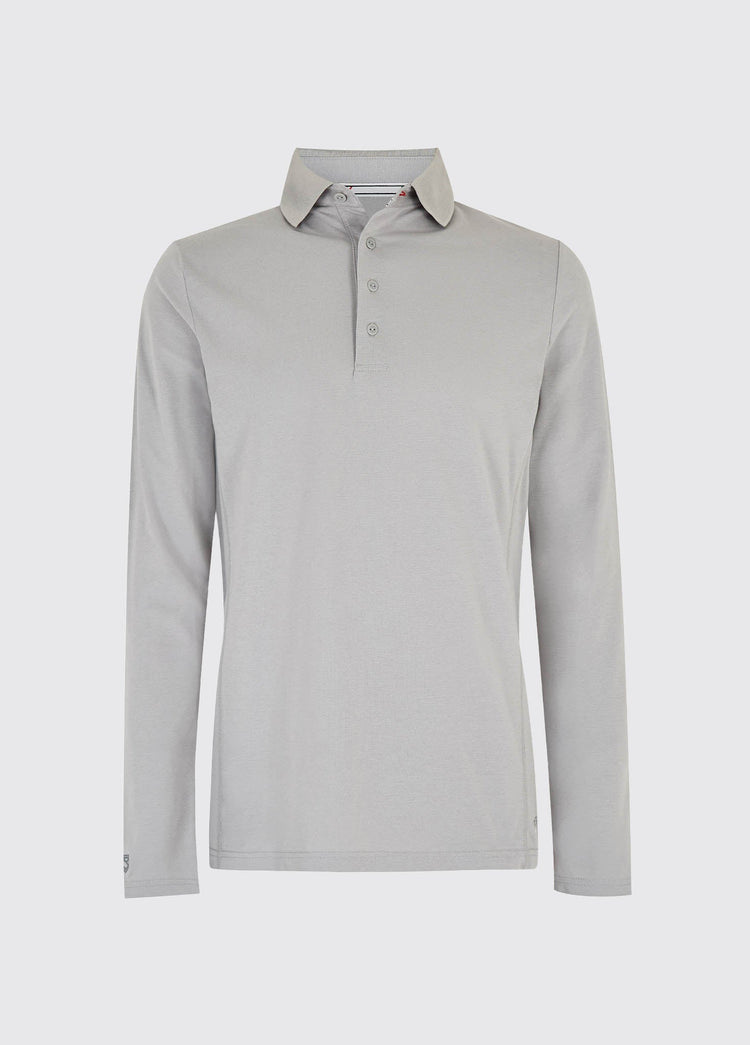 Freshford Mens Long-sleeved Polo - Platinum