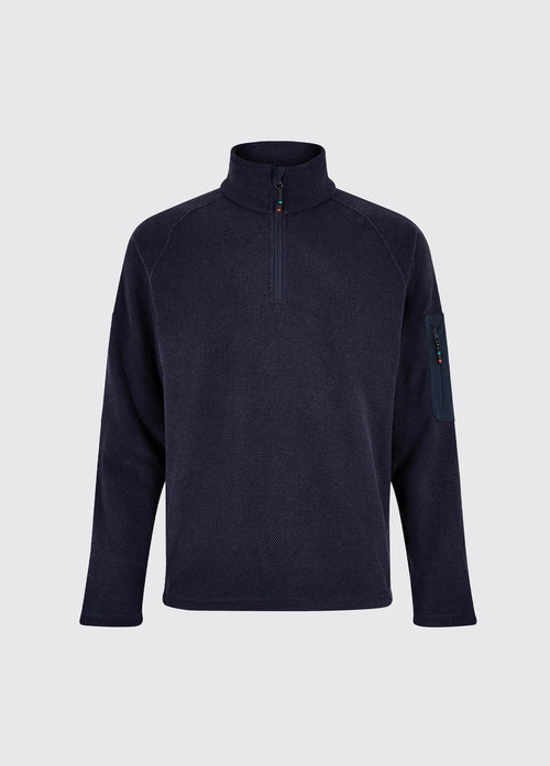 Monaco Mens Quarter-zip Fleece - Navy