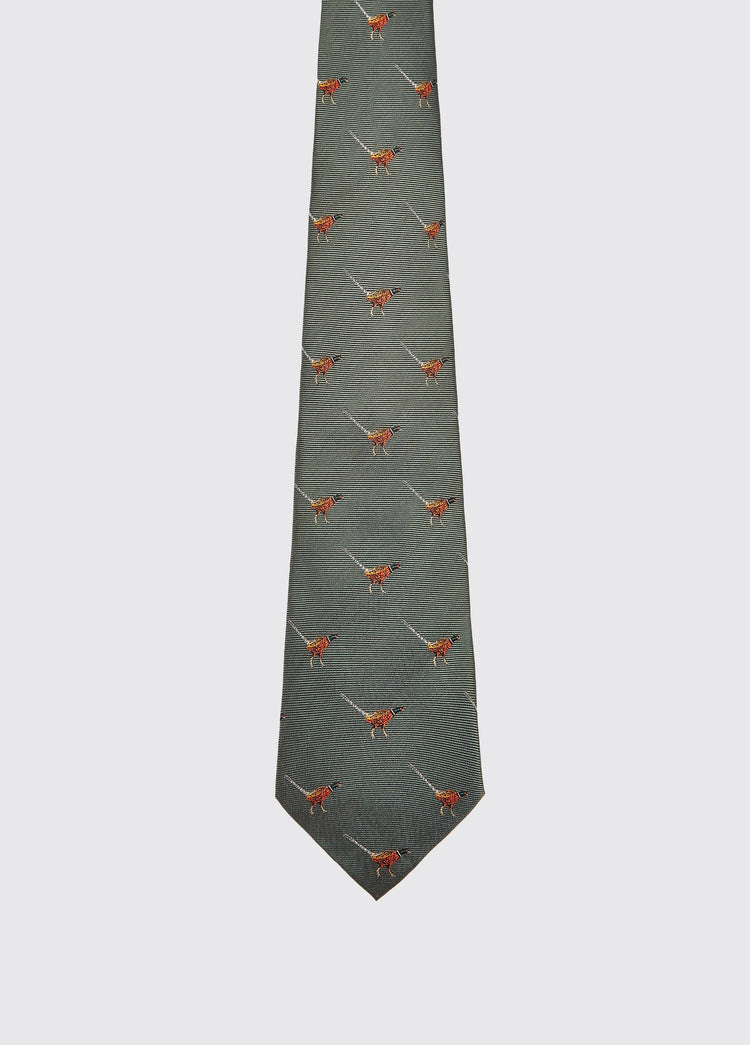 Madden Mens Silk Tie  - Olive