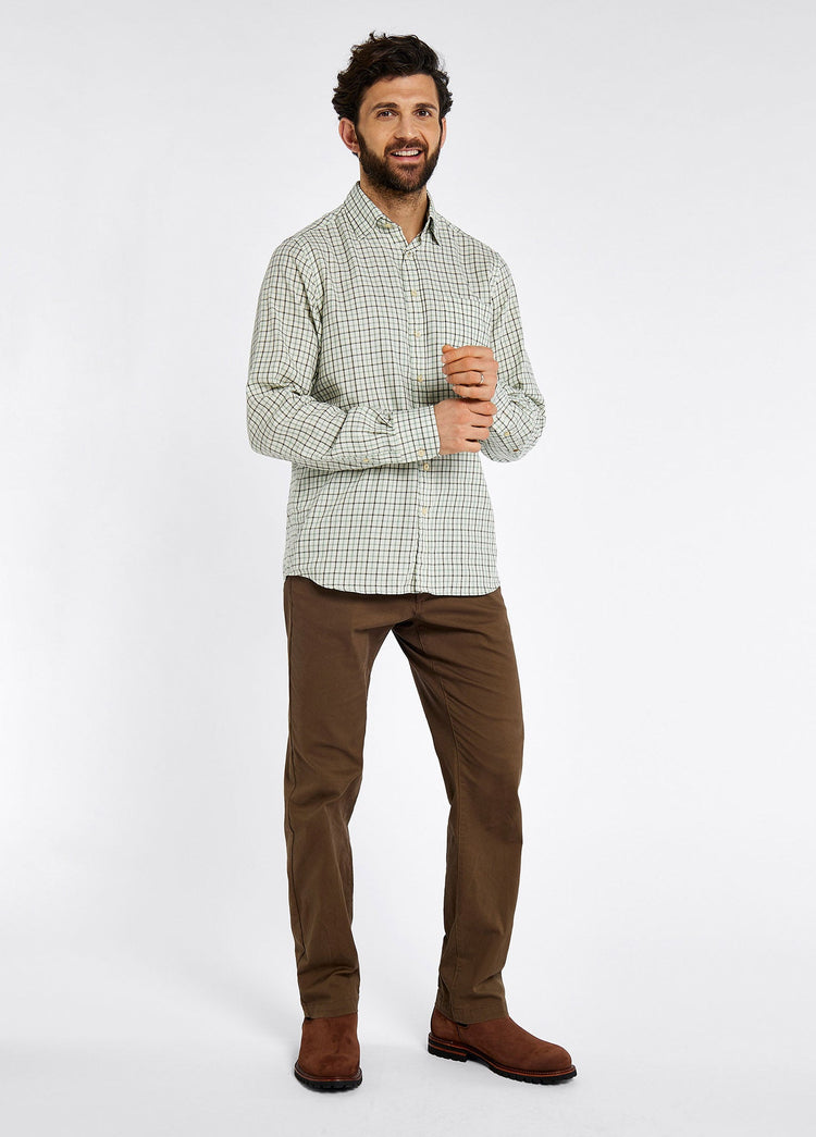 Connell Tattersall Check Shirt - Sage