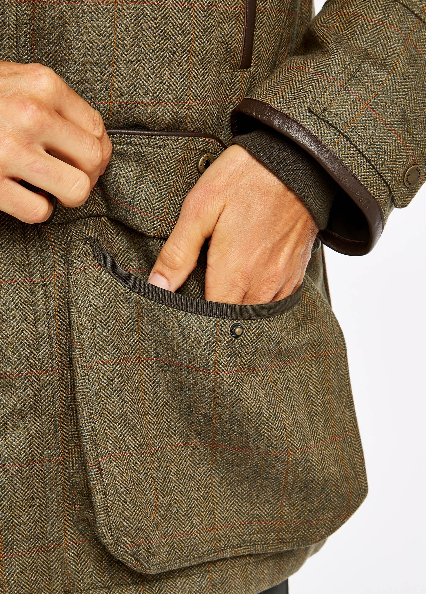 Ballinturbet Tweed Jacket Cedar