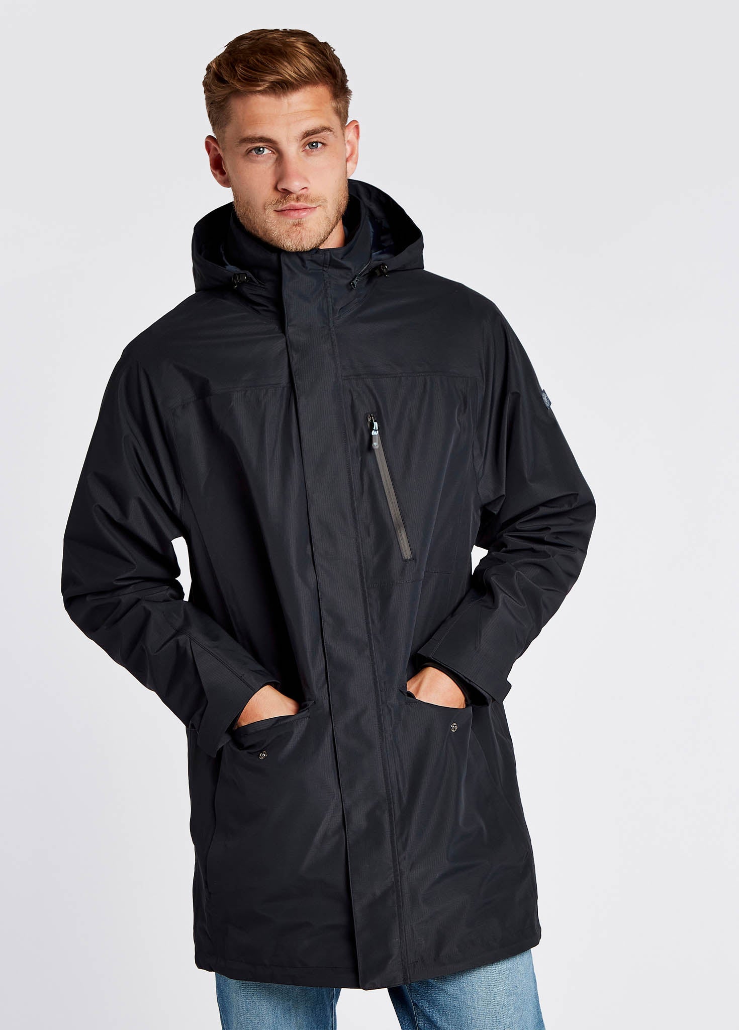 Mens navy waterproof coat best sale