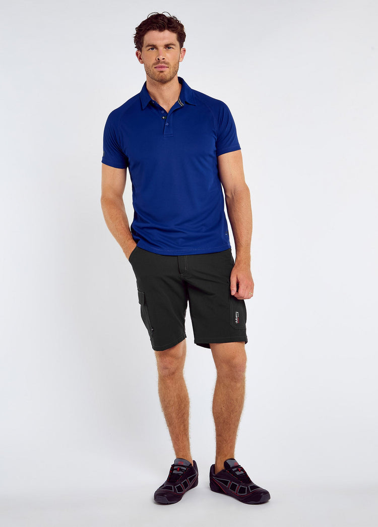 Menton Men's Technical Polo - Ultramarine