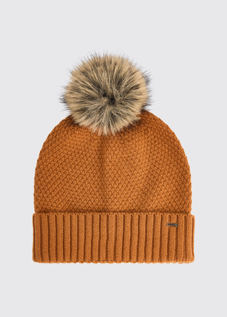 Newbawn Hat and scarf gift set - Ochre