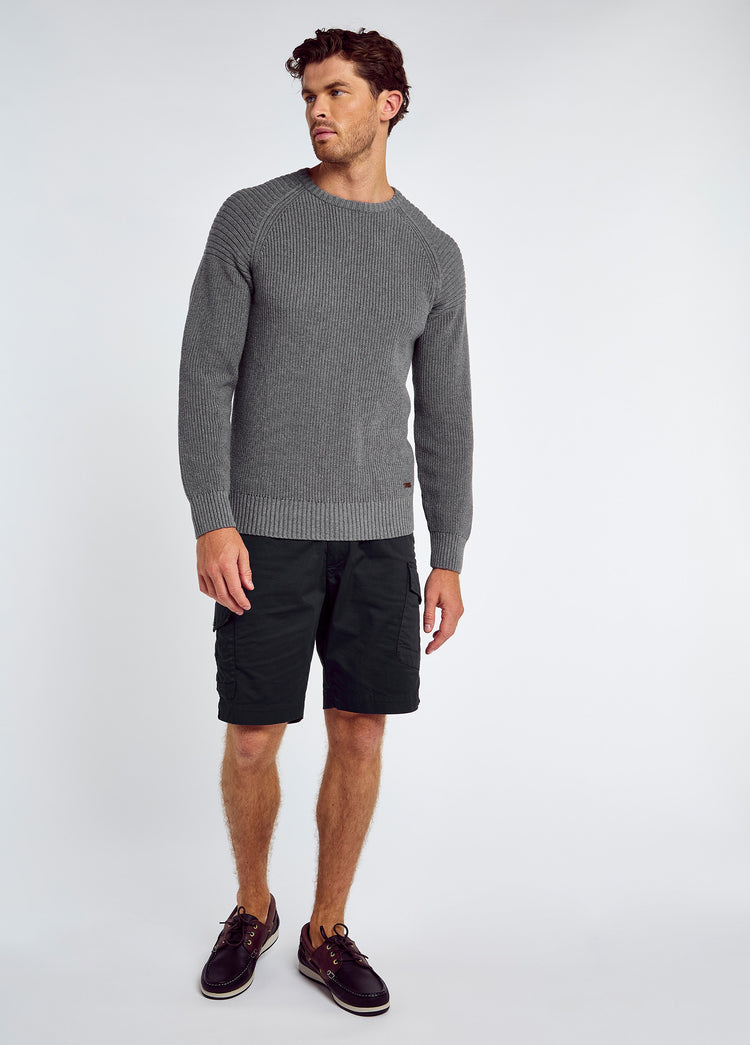 Rathmore Mens Crew Neck - Grey Marl