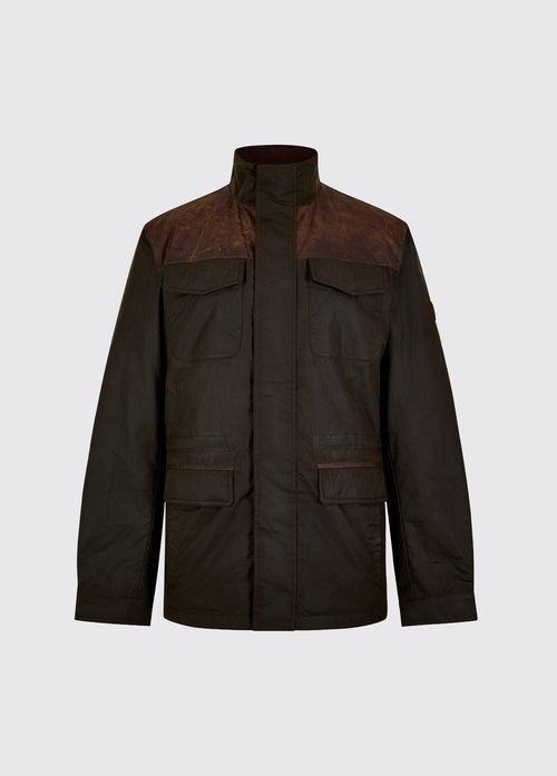 Ryehill Men’s waxed cotton jacket - Verdigris