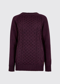 Shanley Women's Merino Sweater - Damson