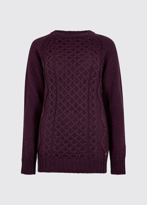 Shanley Women's Merino Sweater - Damson