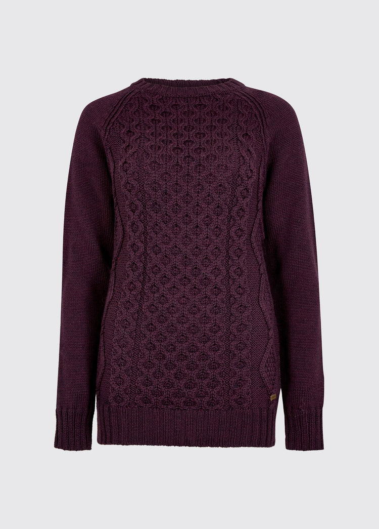 Shanley Women's Merino Sweater - Damson