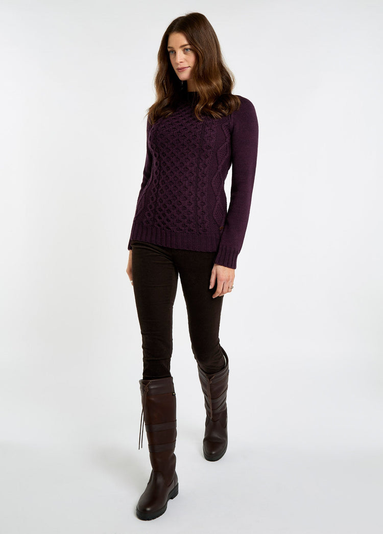 Shanley Women's Merino Sweater - Damson