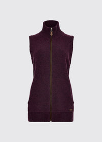 Sheedy Knit Bodywarmer - Damson