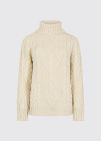 Somers Women’s roll-neck sweater - Cream