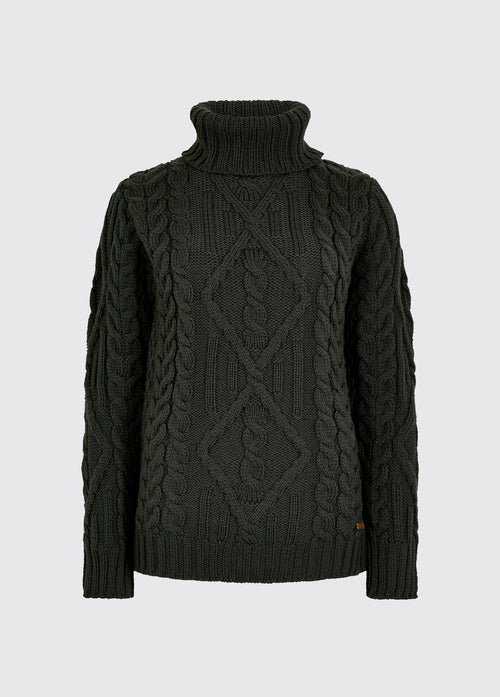 Somers Women’s roll-neck sweater - Olive