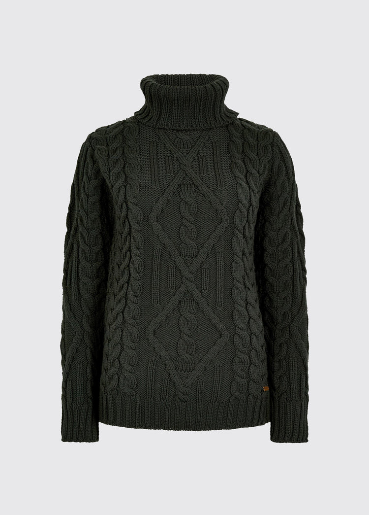 Somers Women’s roll-neck sweater - Olive
