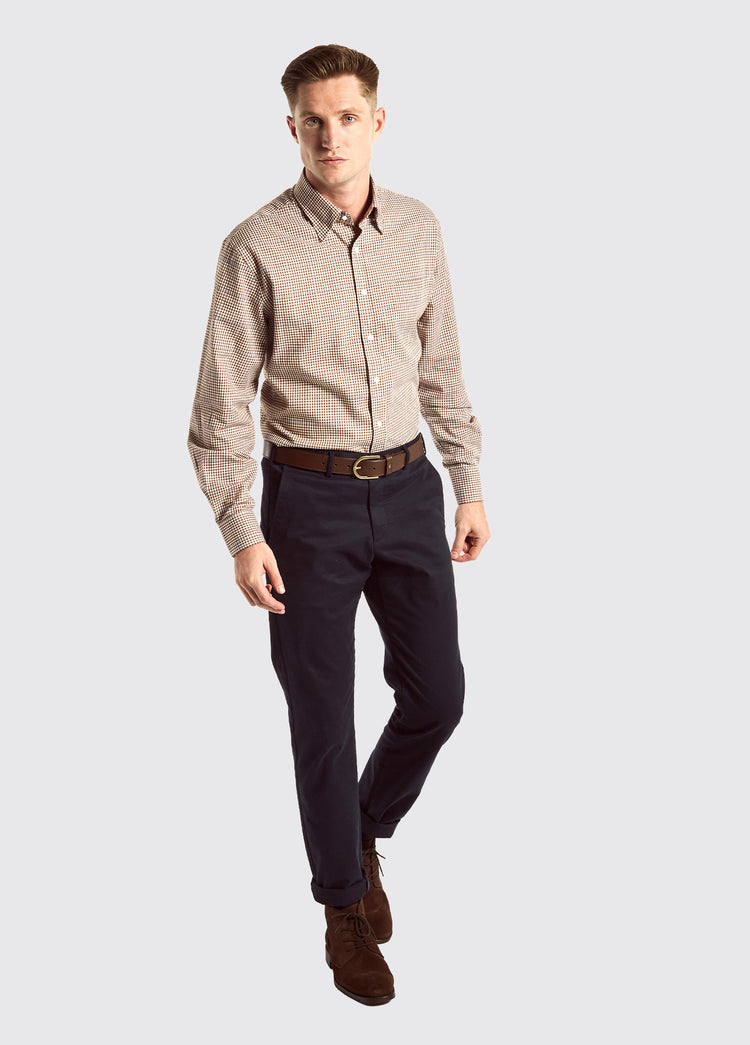 Whitegate Mens Shirt - Cigar