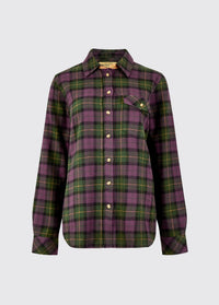 Wildprivet Women's Hunting Check Shirt - Damson
