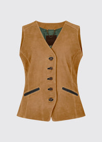 Greville Leather Waistcoat - Tan