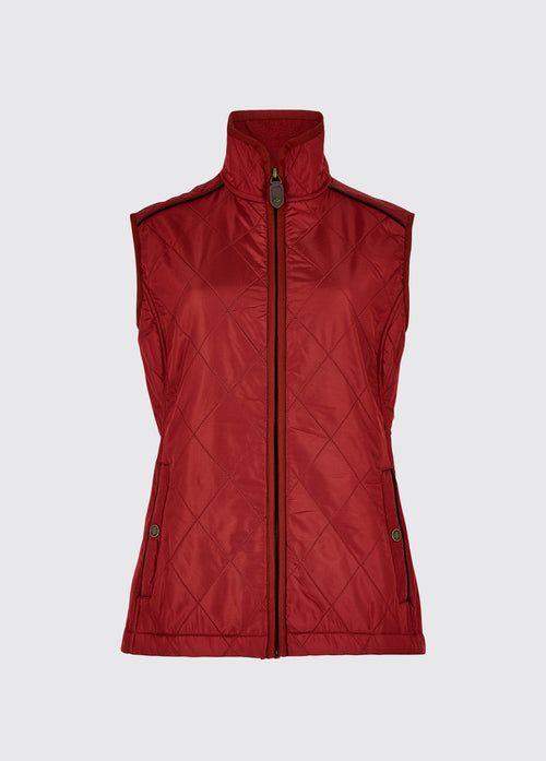 Heywood Quilted Gilet - Red Pepper