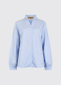Woodsage Women's Cotton Shirt - Blue