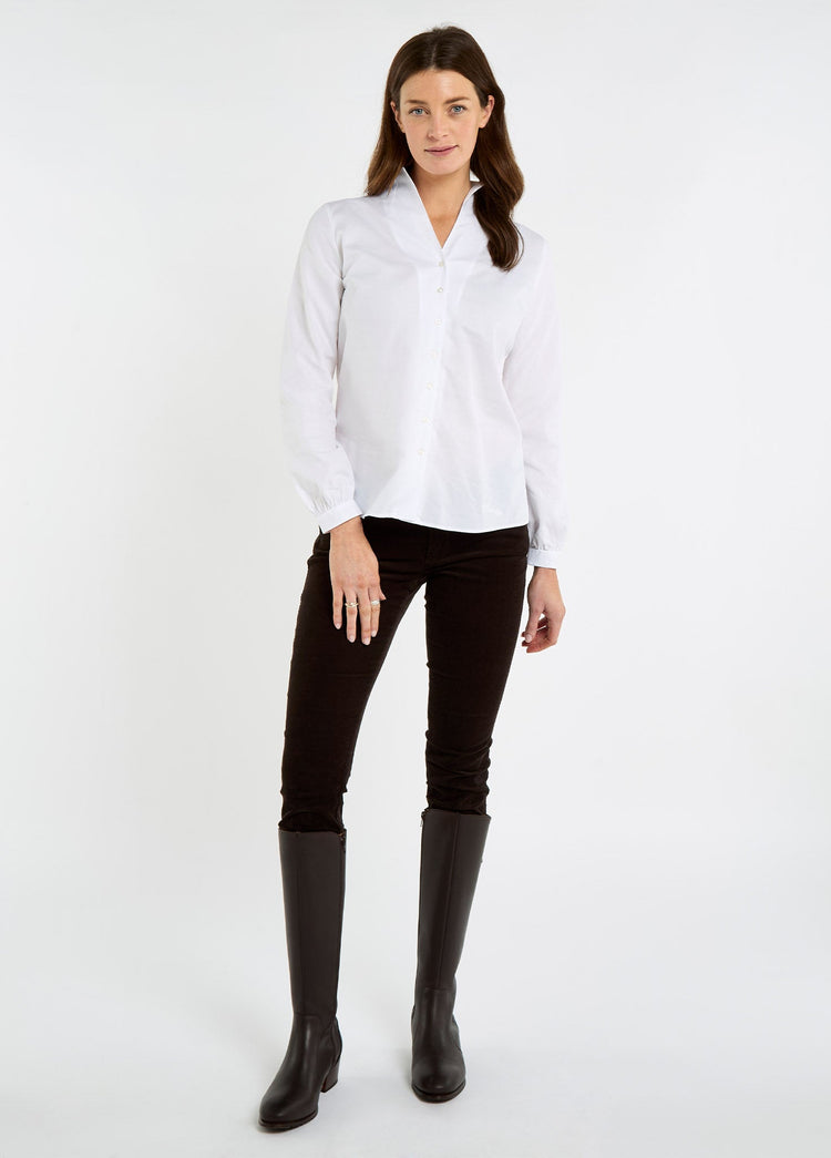 Woodsage Women's Cotton Shirt - White