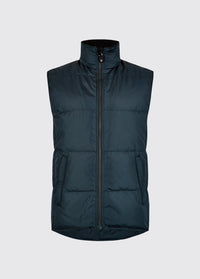 Woodstock Men’s quilted gilet - Navy