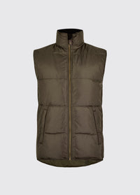 Woodstock Men’s quilted gilet - Olive