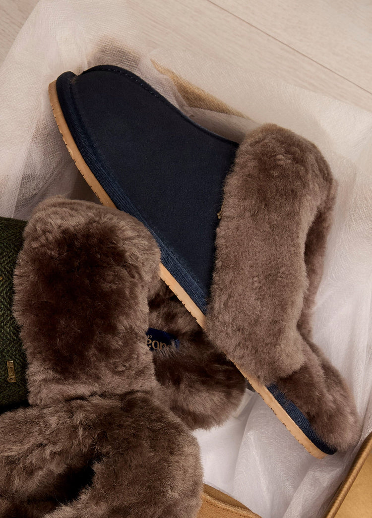 Rockmill Women's Mule Slippers - French Navy